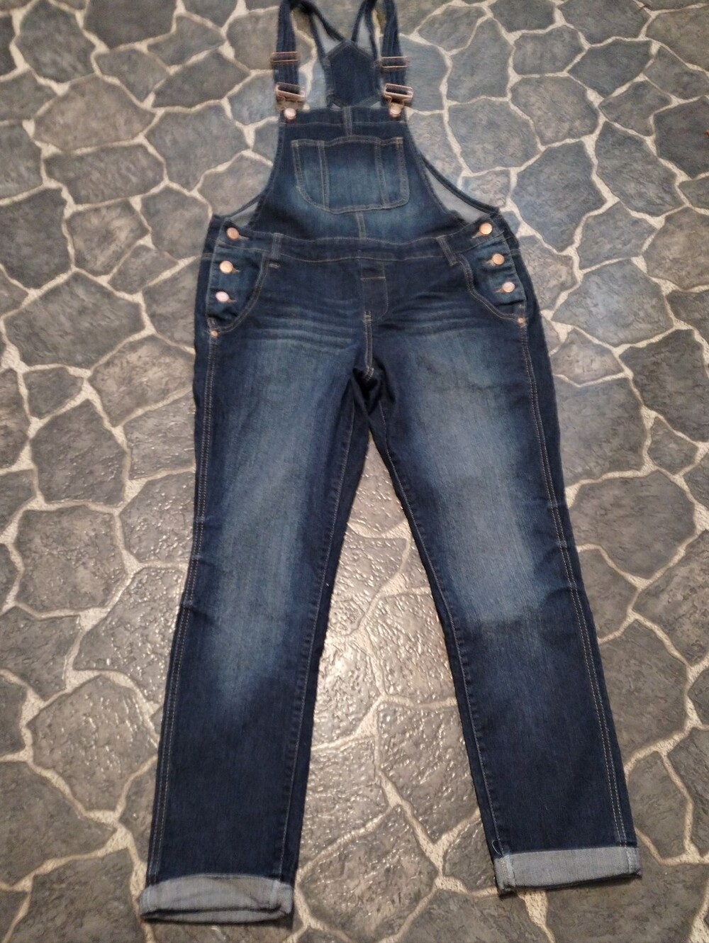 L.E.I Women's denim overalls Size M